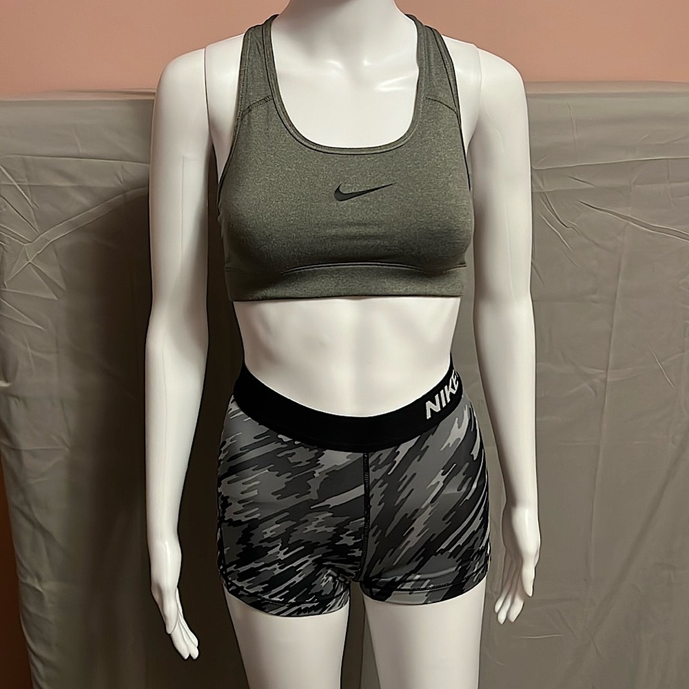 Nike Dri-Fit Sports Bra and Shorts Set